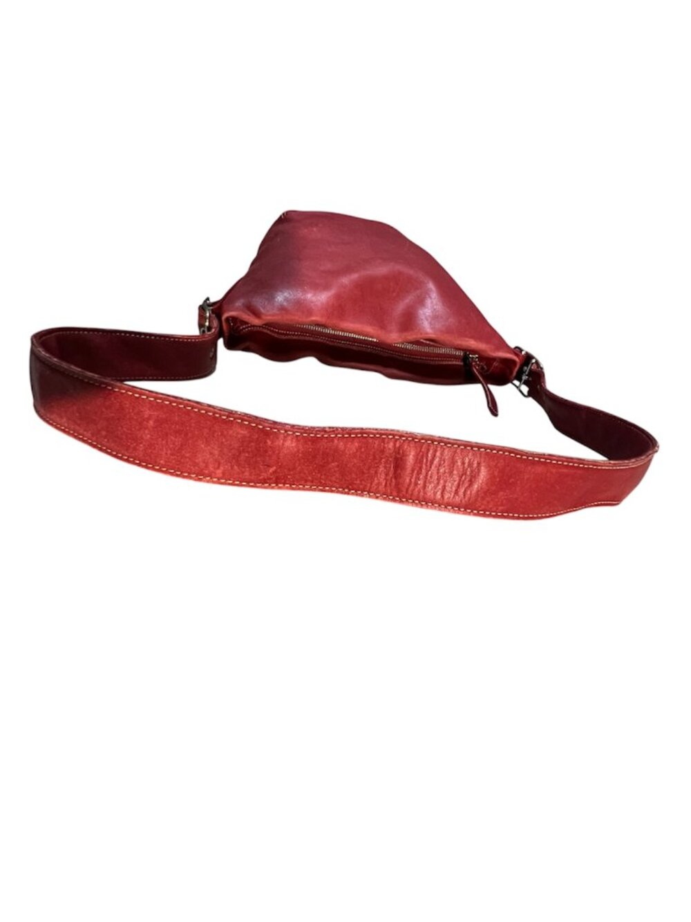 Vintage Y2K Coach Soho Legacy 9186 Red Glove Tanned Leather Bucket Shoulder Bag - Picture 11 of 16